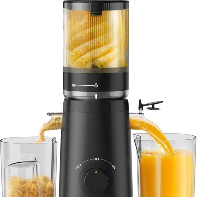 Cold Press Juicer – Large Feed Chute, Easy Clean, BPA Free