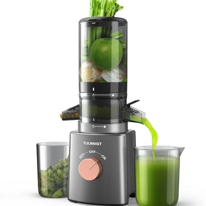 Cold Press Juicer – Large Feed Chute, Easy Clean, BPA Free