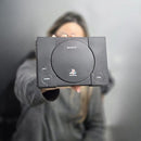 Console Retrô PSX com 40 mil jogos + 2 Controles diversos Games e Jogos+ 700 Jogos PS1 - Black