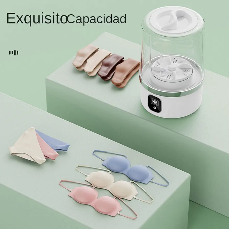 Lavadora Pequeña | Lavado Higiénico Mini Para Prendas Íntimas - Herramienta Compacta Para Apartamentos Camping Viajes Residencias Y Autocaravanas