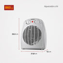 Aquecedor de Ar Mondial, 110V, Cinza, 1500W - A-08