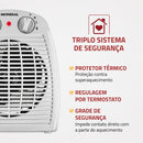 Aquecedor de Ar Mondial, 110V, Cinza, 1500W - A-08