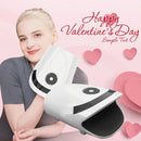 Massageador De Mão Elétrico Portátil, Recarregável, Branco