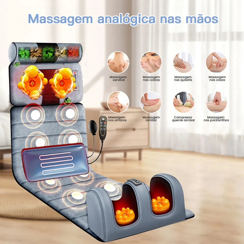 Esteira Colchão Massageador Aquecimento Corporal Completa