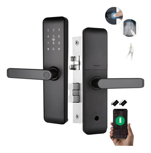 Fechadura Digital Eletrônica Biometrica Inteligente Wifi App