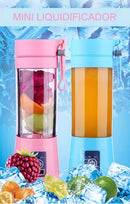 Mini Liquidificador Portatil Individual Potente Processador Cor Rosa