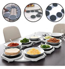 Mesa De Jantar Bandeja Giratória De Mesa Portátil Alimentos