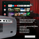 Projetor Portatil Android 1080p 4k Wifi Foco Automático