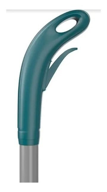Mop Spray Fit Vassoura Rodo Magico Flash Limp Limpeza Cor Cinza/Verde