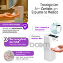 Saboneteira Dispenser Espuma Automática Sensor Boom Eletro - Touch - Seleção De 4 Níveis Através Do Touch