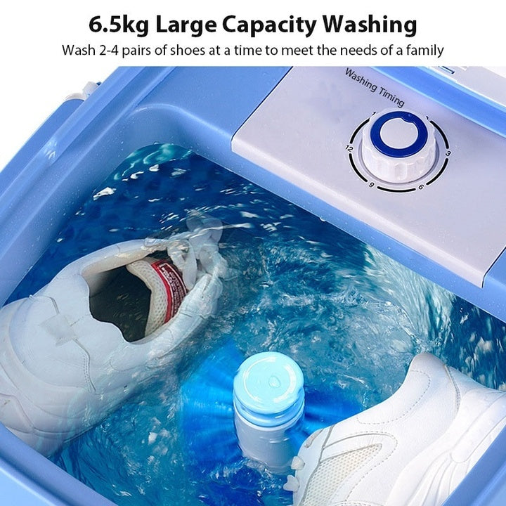 Mini Lavadora Semi Automática Doméstica Aparelho Elétrico para Roupas Calçados e Cosméticos para Uso Profissional RV