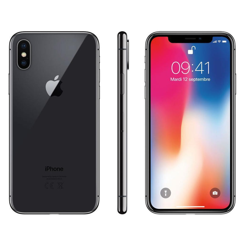 iPhone X cinzento  Sideral