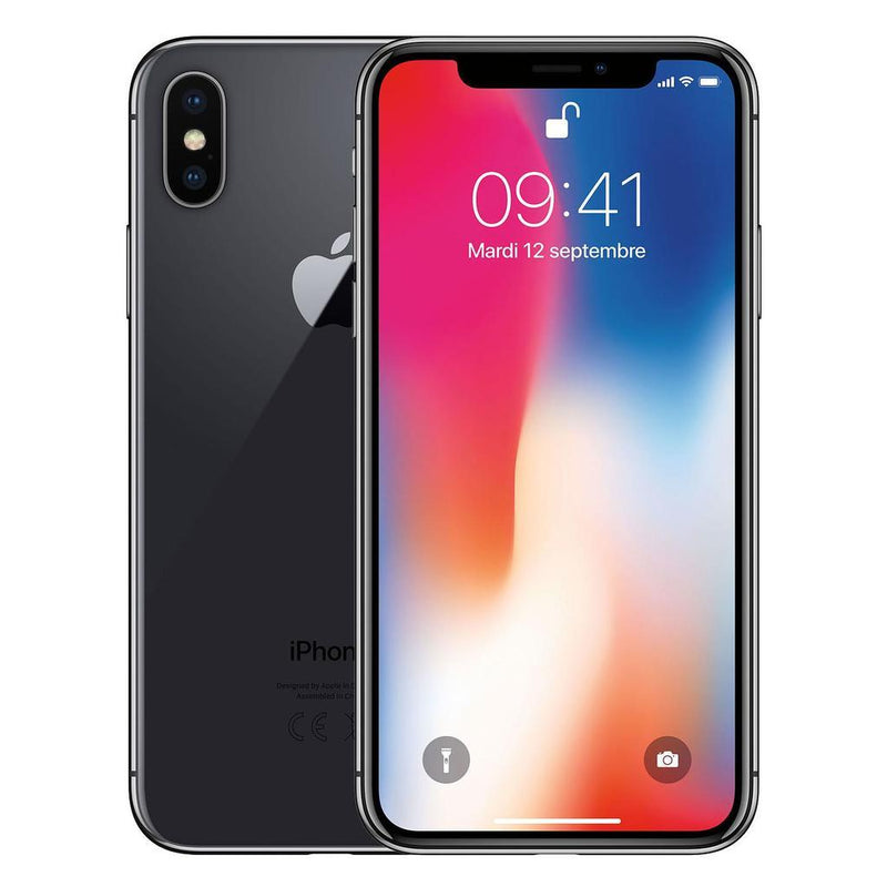 iPhone X cinzento  Sideral