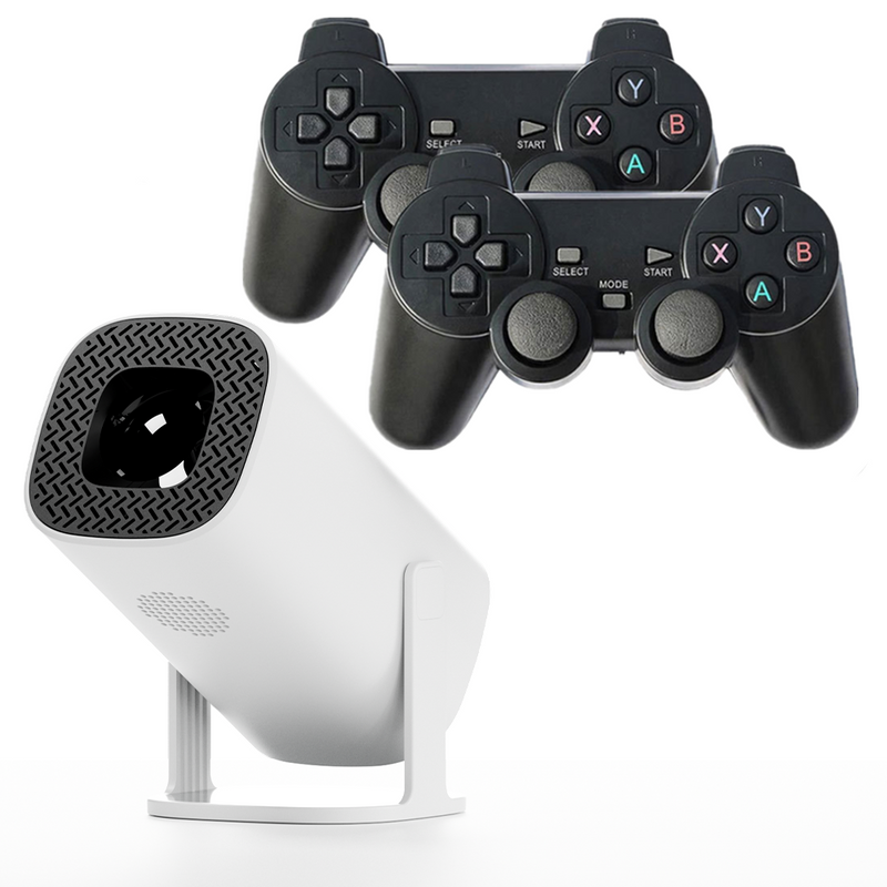 Projetor Portátil P30 para Jogos – Ideal para Uso Diurno, Perfeito para Dormitórios e Ambientes Externos, Dispensa Cortina