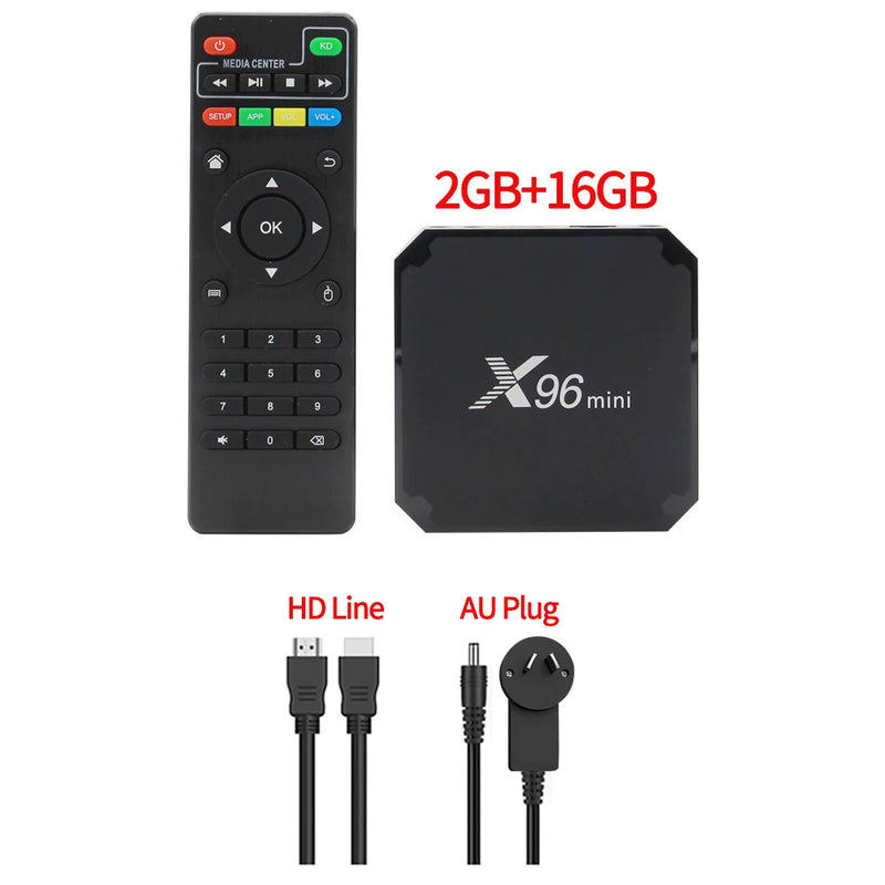 TV Box Android  + 1 controle de teclado grátis!