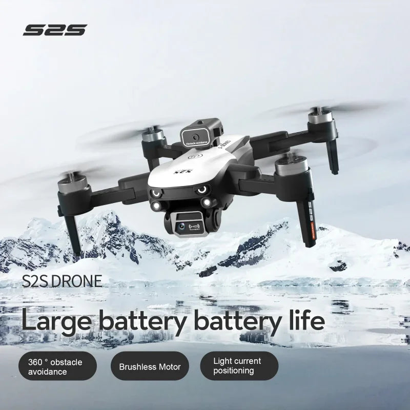 Xiaomi S2S Drone 8K 5G GPS Fotografia Aérea HD com Duas Câmeras, Evitação de Obstáculos Omnidirecional, Motores Brushless, Quadcopter – Brinquedo