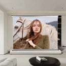 160/170/180/200 Inch Motorized Tab Tension Electric Floor Rising Projector Screens for Home Theater Long Throw Projector