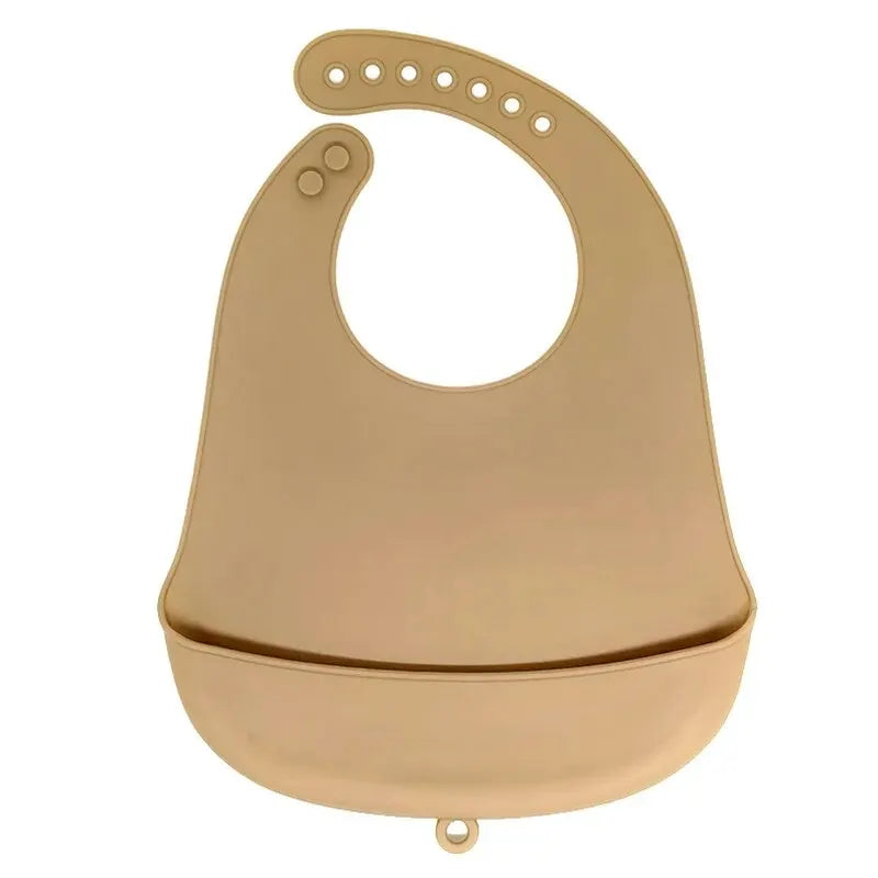 Babadores de Silicone para Bebê – Fáceis de Limpar, Babadores Impermeáveis para Saliva e Refeições Infantis