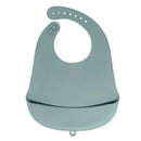 Babadores de Silicone para Bebê – Fáceis de Limpar, Babadores Impermeáveis para Saliva e Refeições Infantis