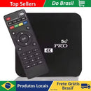 Brasil Conversor de TV Inteligente Digital Smart TV Box 4K 5G Android Dual WiFi Media Player Set Top Box Smart TV Box