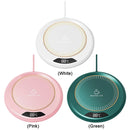 “Aquecedor de Caneca com Desligamento Automático – Aquecedor Elétrico de Bebidas para Chá, Água e Leite com Termostato, Base de Aquecimento para Uso em Viagens e Escritório.”