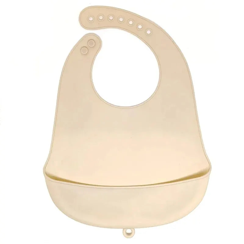 Babadores de Silicone para Bebê – Fáceis de Limpar, Babadores Impermeáveis para Saliva e Refeições Infantis