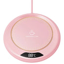 “Aquecedor de Caneca com Desligamento Automático – Aquecedor Elétrico de Bebidas para Chá, Água e Leite com Termostato, Base de Aquecimento para Uso em Viagens e Escritório.”