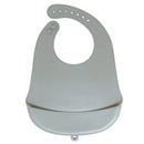 Babadores de Silicone para Bebê – Fáceis de Limpar, Babadores Impermeáveis para Saliva e Refeições Infantis