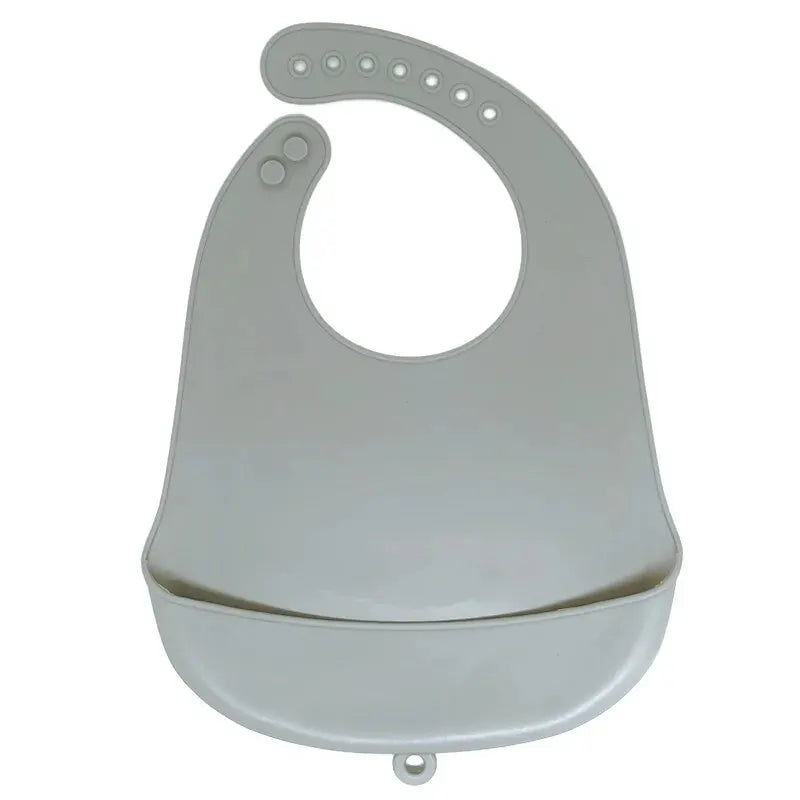 Babadores de Silicone para Bebê – Fáceis de Limpar, Babadores Impermeáveis para Saliva e Refeições Infantis