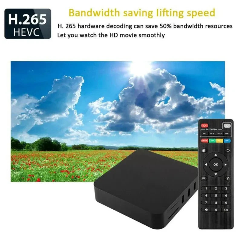 Brasil Conversor de TV Inteligente Digital Smart TV Box 4K 5G Android Dual WiFi Media Player Set Top Box Smart TV Box