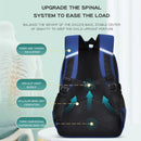 Mochila Escolar Infantil – Mochila Astronauta para Notebook (1º ao 6º Ano, Idade 6-12 Anos, Meninos)