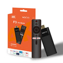 Ultra HD 4K Android TV Stick MX10-F3 Mini TV Stick Doméstico H313 Quad Core Suporte Wi-Fi Dual 2.4/5G 2GB RAM 16GB ROM