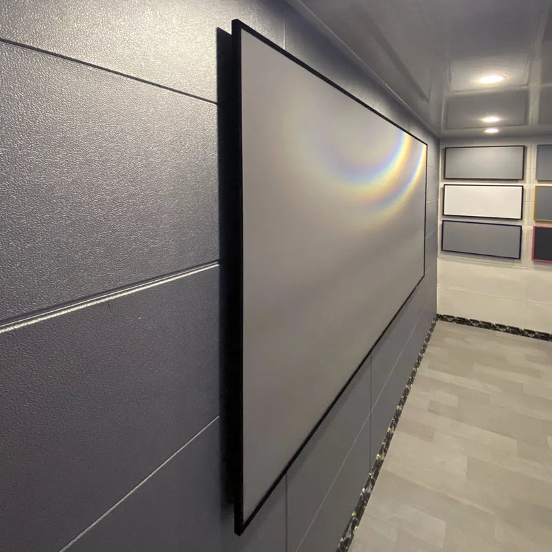 F1HALR Black Diamond ALR‑1.5 – Moldura de projeção de moldura fixa com rejeição de luz ambiente (ALR), para projetor padrão de longa distância