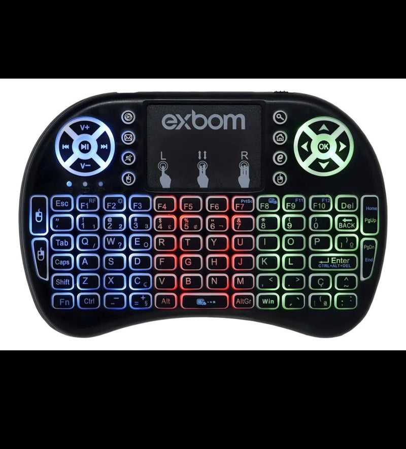 TV Box Android  + 1 controle de teclado grátis!