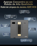 Robô Abir Wd8 Limpa Vidros Lavador Janelas Auto Controle App