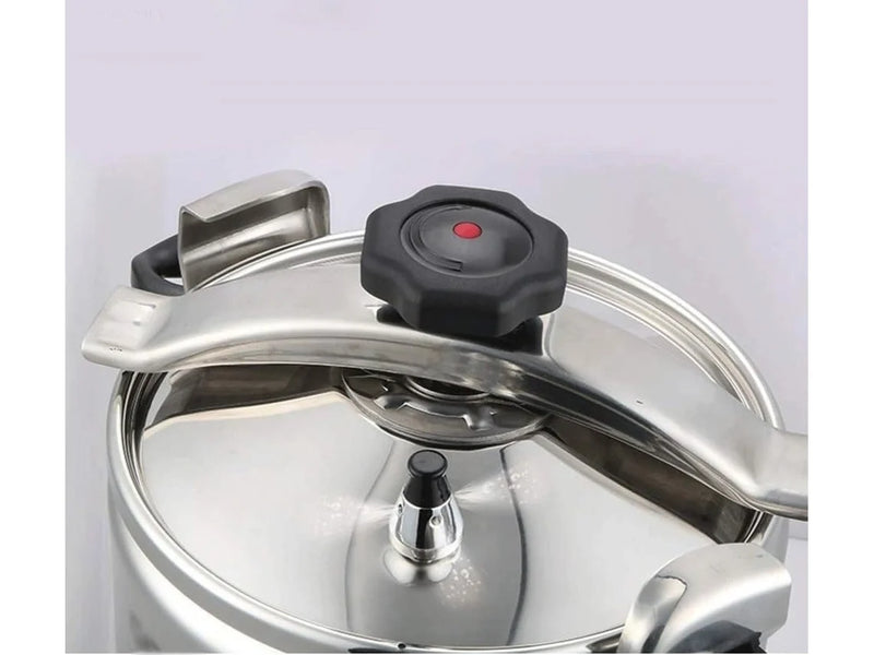Panela de Pressão 3L em Aço Inox COSHANO – Compatível com Fogão a Gás e Vitrocerâmica, Tampa de Travamento Fácil, Ideal para o Dia a Dia