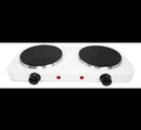 Fogão Cooktop Elétrico 2 Duas Bocas Portátil Mesa Viagens