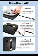 Robô Abir Wd8 Limpa Vidros Lavador Janelas Auto Controle App