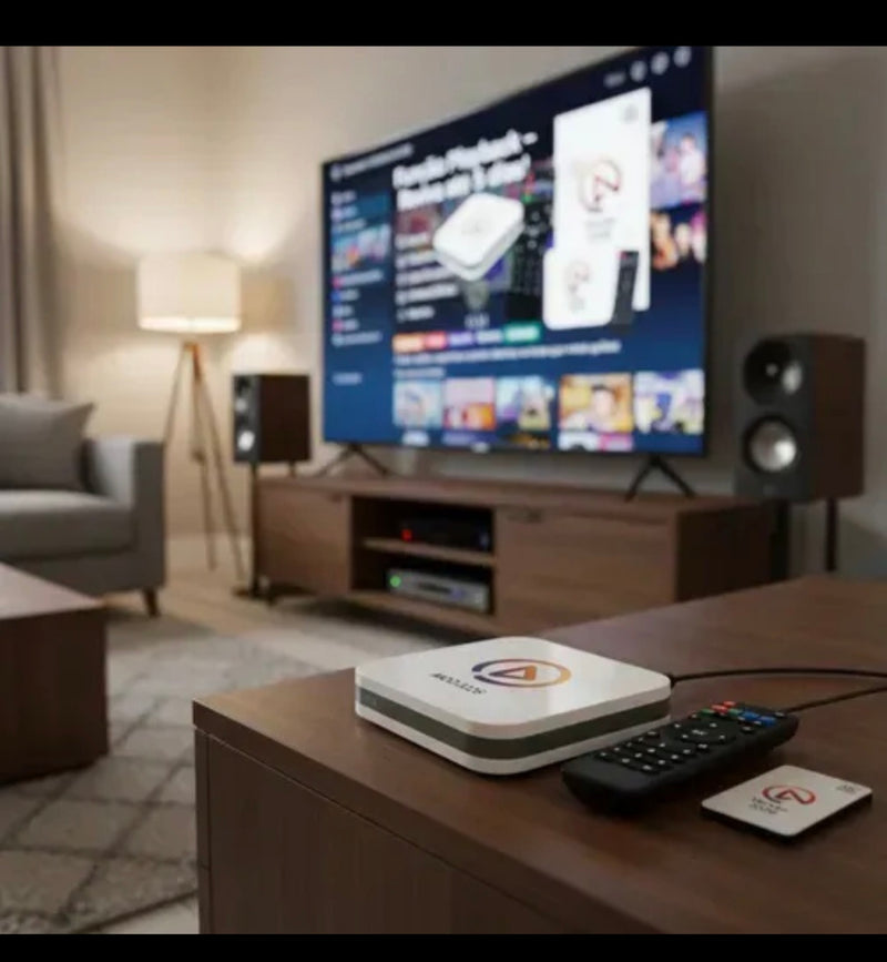 TV Box Uniitv Play Uni V10- 2GB RAM, Android, Transmissão Multiplayer e Licença Vitalícia